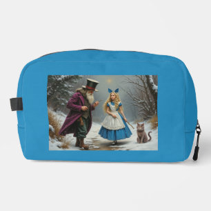 Winter Alice blauwe toilettas Toilettasje