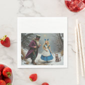 Winter Alice lunch papieren servetten (Insitu)