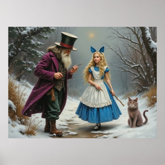 Winter Alice matte poster (Voorkant)