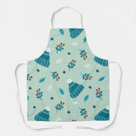 Winter All-Over Print Schort