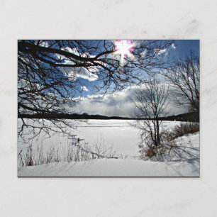 "Winter Along the Mohawk" Briefkaart