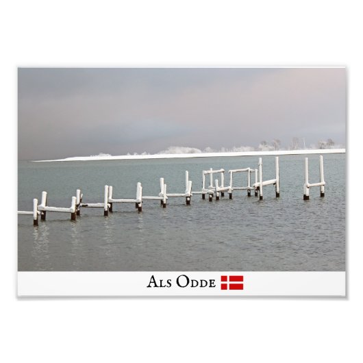 Winter Als Odde/Danemark Photo Imprimer! (Devant)