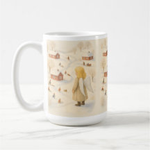 Winter Angel Mug Christmas Village Gift