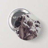 Winter Angel Ronde Button 5,7 Cm (Voorkant /achterkant)