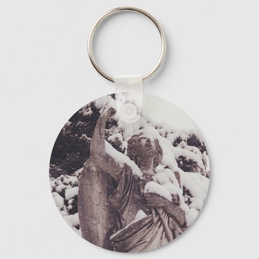 Winter Angel Sleutelhanger (Voorkant)