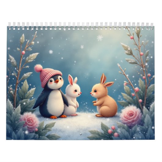 Winter Animals Calendar Kalender (Hoes)