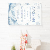 Winter Après-Ski Bachelorette Party Welkom Spandoek (Insitu)