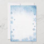 Winter Arctic Adventure 1st Birthday Animals Party Kaart (Achterkant)