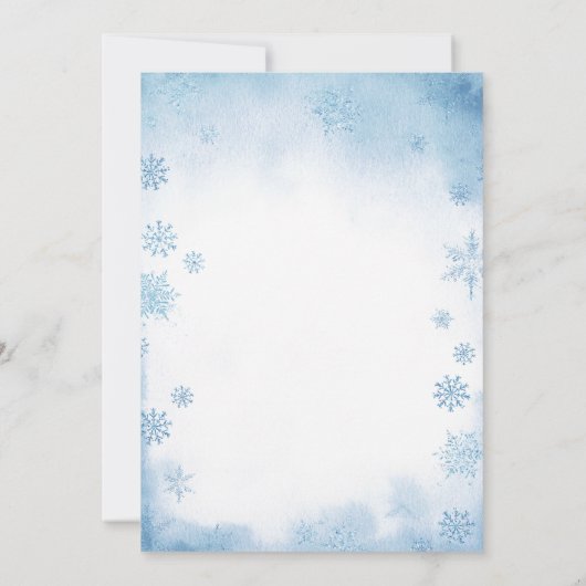 Winter Arctic Adventure 1st Birthday Animals Party Kaart (Achterkant)