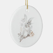 Winter Arctic Snow Owl Ornament (Rechts)