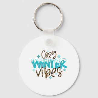 Winter Art Cozy Winter Vibes Sleutelhanger