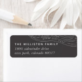 Winter Aurora Return Address Label (Insitu)
