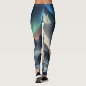 Winter Aurora Yoga Leggings (Achterkant)