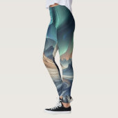 Winter Aurora Yoga Leggings (Links)