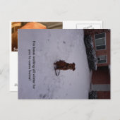 Winter Away Briefkaart (Voorkant / Achterkant)