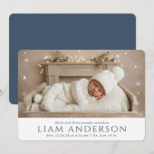 Winter Baby Aankondiging (Voorkant / Achterkant)