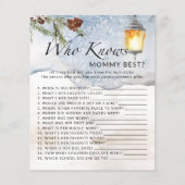 Winter baby chowder die het beste spel kent (Voorkant)