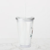Winter Baby Shower Acrylic Tumbler Acryl Drinkbeker (Rechts)