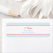 Winter Baby shower Adres Label (Insitu)