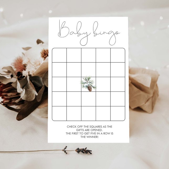 Winter Baby shower Bingo Game (Creator heeft geüpload)