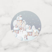 Winter Baby shower Confetti (Kleine voorkant)