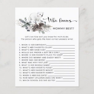 Winter baby shower die het beste van mama kent