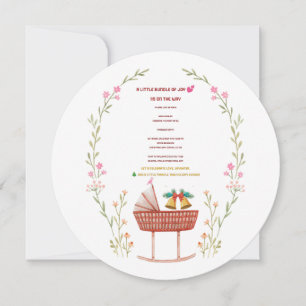  Winter Baby Shower Uitnodiging - Een Klein Bundel