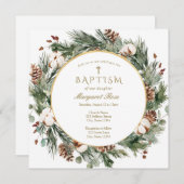 Winter Baptism Uitnodiging (Voorkant / Achterkant)