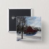 Winter Barn Button (Voorkant /achterkant)