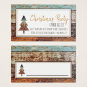 Winter Barn, kerstkaartje Visitekaartje (Voorkant /achterkant)