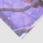 Winter Barn Owl Tissuepapier (Detail)