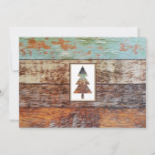 Winter Barn, uitnodiging voor kerstfeest (Achterkant)