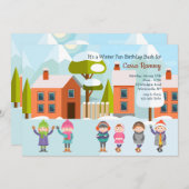 Winter Bash Uitnodiging (Voorkant / Achterkant)