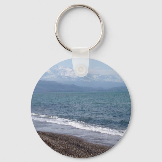 Winter Beach Sleutelhanger (Voorkant)