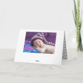 Winter Bedankt Verjaardag Zilveren Glitter Sneeuwv (Achterkant)