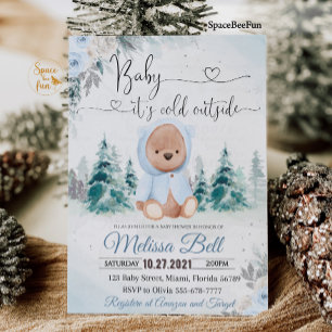 Winter Beer Boy Het is koud buiten Uitnodiging