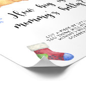 Winter beer, Hoe groot is mama's buik spel Poster (Hoek)