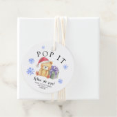 Winter Beer met xmas cadeau - Pop het! Bedankjes Labels (In situ)