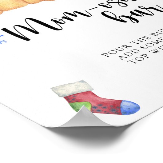 Winter beer \ Mom-osa bar Poster (Hoek)