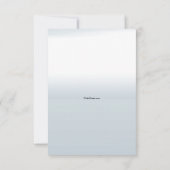 Winter Bereavement - Hartelijk dank Bedankkaart (Achterkant)