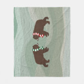Winter Beren Fleece Blanket (Voorkant)