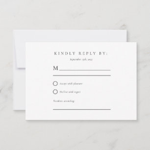 Winter Bergen Pijnboom Bruiloft RSVP