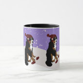 Winter Bernese Mountain Dog  Mok (Midden)