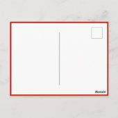 Winter Berries Briefkaart (Achterkant)