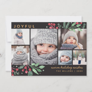 Winter Berries Greenery Kerstmis Multi-Foto