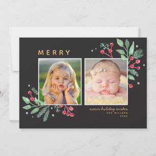 Winter Berries Greenery Merry Kerstmis 2-foto