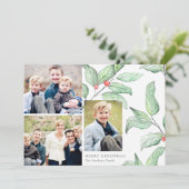 Winter Berries Holiday 3 Carte photo (Debout devant)