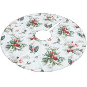 Winter Berry Botanische Boomrok Kerstboom Rok (Gekanteld)