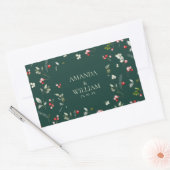 Winter Berry Wedding Sticker (Envelop)
