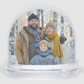 Winter Berry Wreath Family Name Monogram (Arrière)